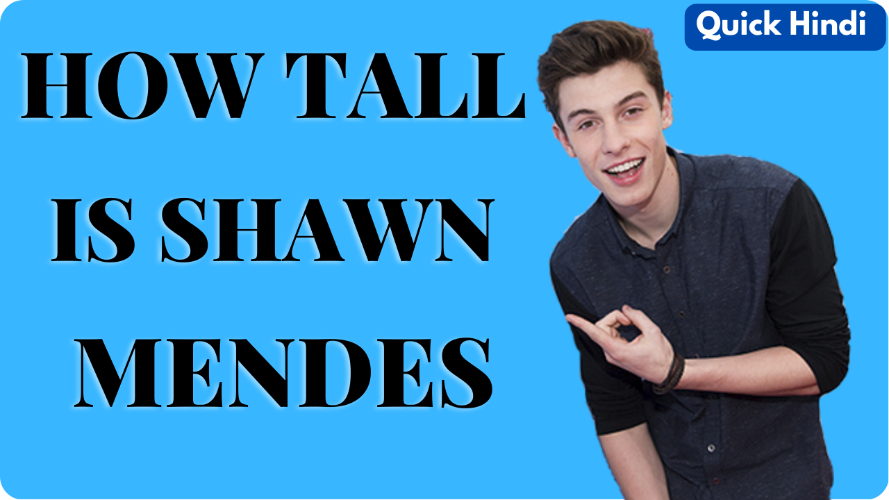 Shawn Mendes Height Chart
