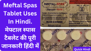 Meftal Spas Tablet Uses In Hindi